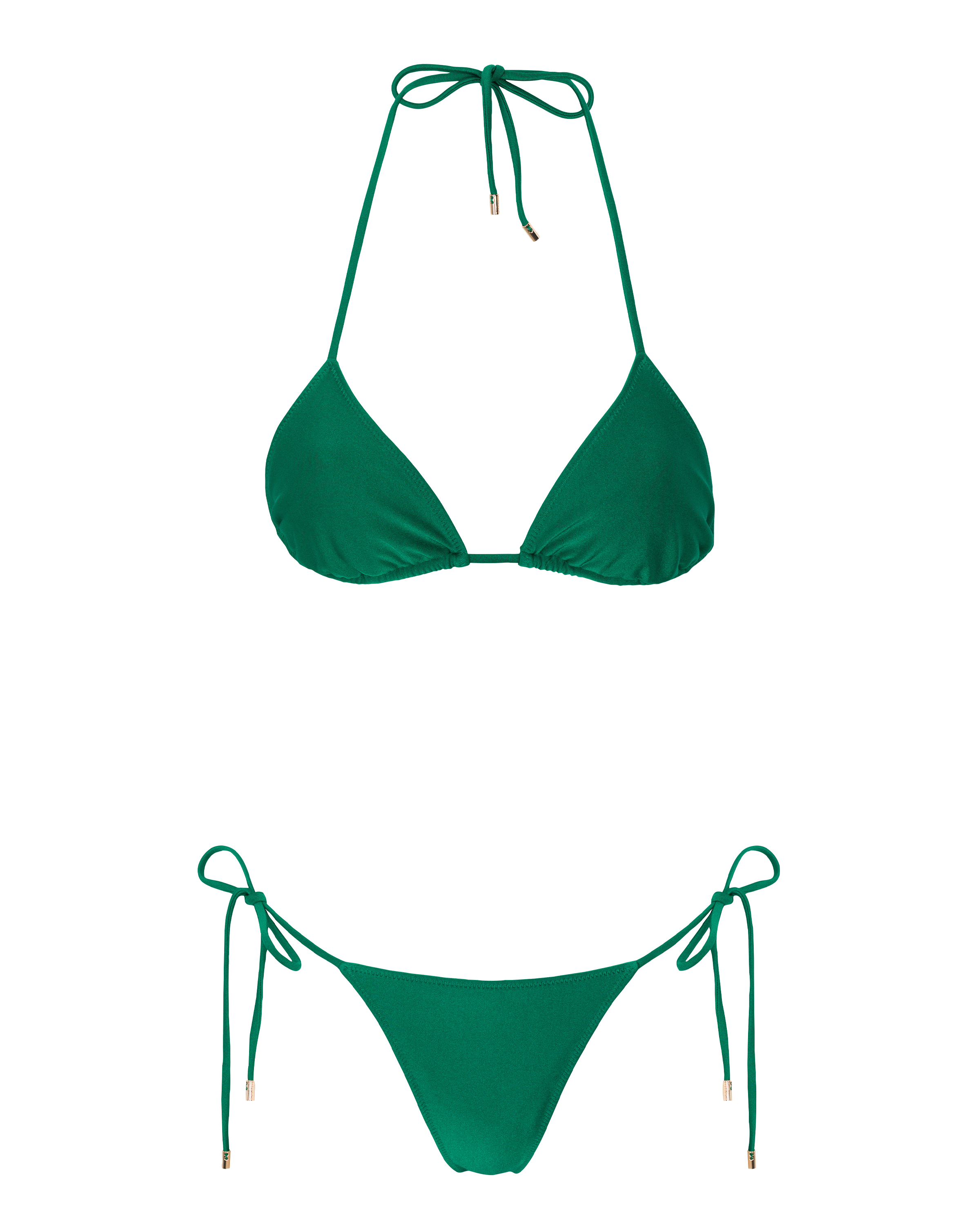 Le Triangle Top - Emerald Green